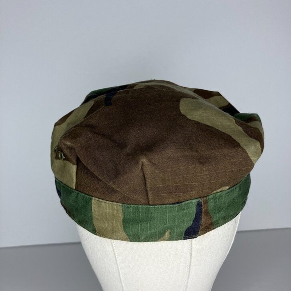Army Utility Cap Ty[e I with Insignia Military Camo Camouflage Small - Picture 4 of 9